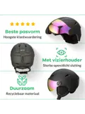 SPEED skihelm - afneembare oorkappen