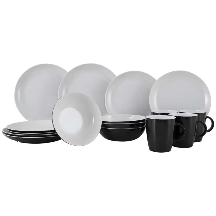 Solid Line Servies Wit 16-Delig