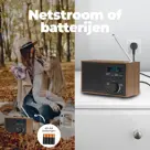 Denver DAB46DG DAB+/FM Radio Wekkerfunctie