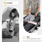 Compressie Packing Cubes – 6 stuks – Zwart