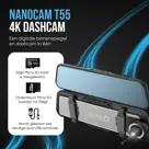 T55 4K 2CH Full Mirror Wifi GPS 32gb dashcam