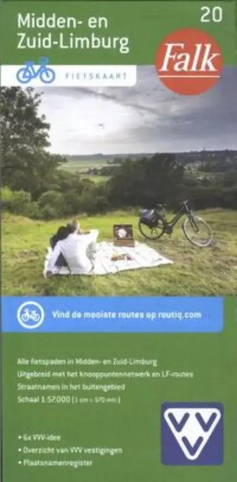 VVV Fietskaart 20 Midden- en Zuid-Limburg