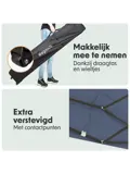 Partytent met Zijwanden – 3x4.5 m – Donkerblauw