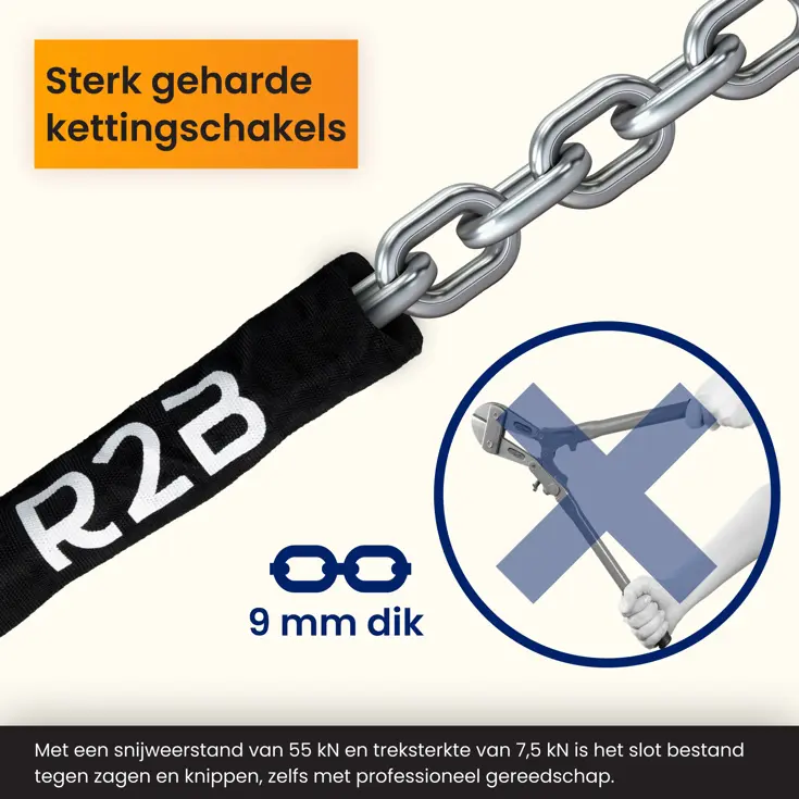 Stevig ART2 Fietsslot voor E-bike - 100 cm