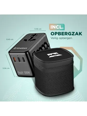 Remodius Wereldstekker PRO Reisstekker