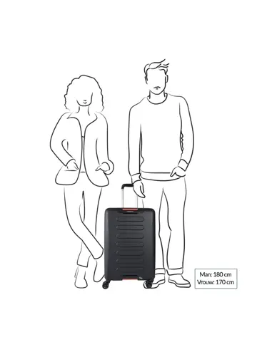 Hedgren Comby Grip M Expandable black |74 L