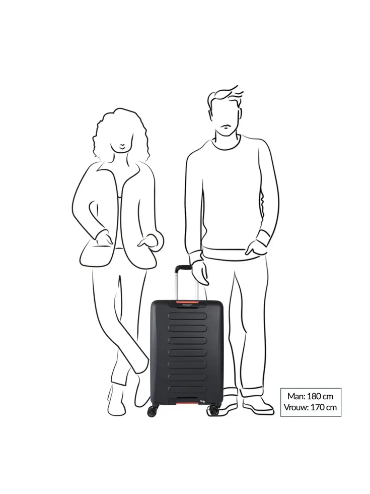 Hedgren Comby Grip M Expandable black |74 L