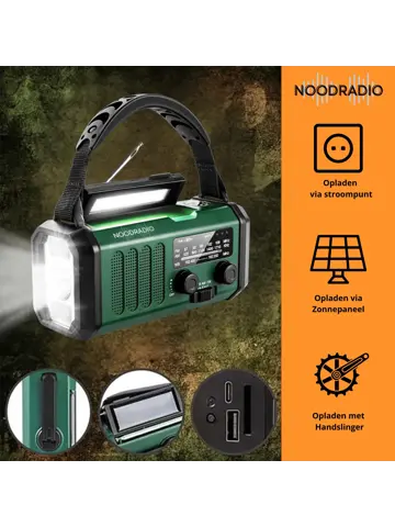 Noodradio® Solar Powerbank 10.000 mAh