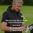 Infrarood Verwarmde Bodywarmer met Capuchon Heren