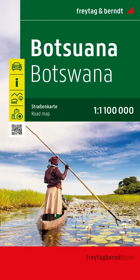 Wegenkaart Botswana