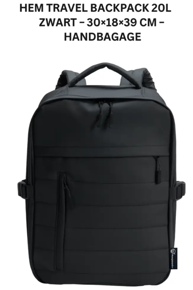 Rugzak 20L - handbagage geschikt