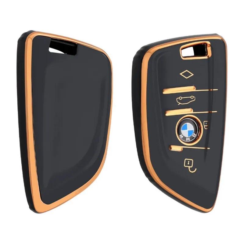 Dutch Shield  Sleutelhoesje  BMW goud B4a  Zwart-Goud