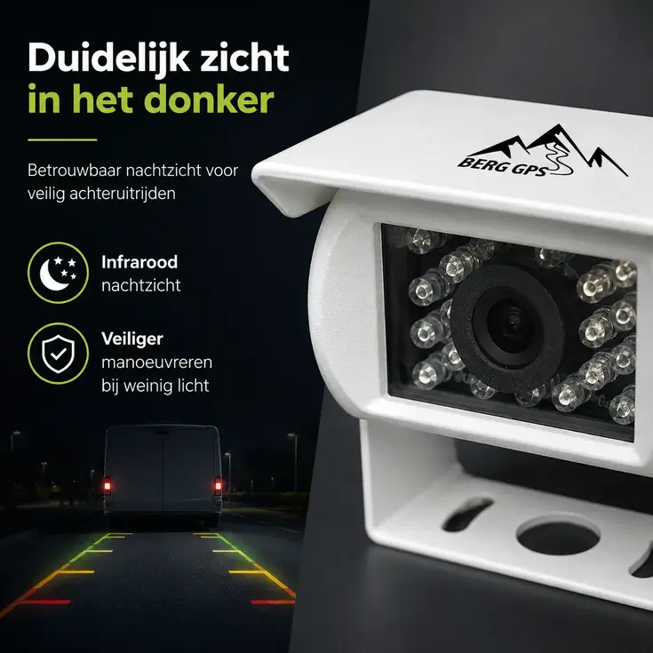 Full HD achteruitrijcamera voor campers