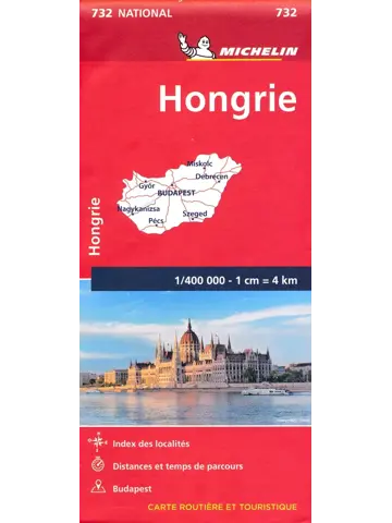 Wegenkaart National 732 Hongarije