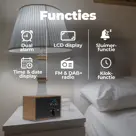 Denver DAB46DG DAB+/FM Radio Wekkerfunctie