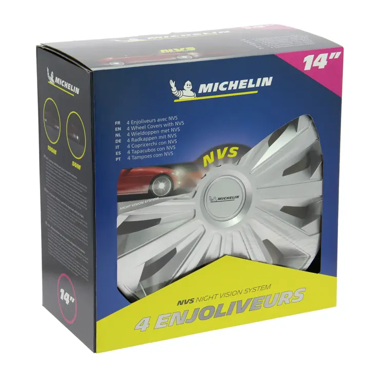 Michelin Wieldoppen 14" zilvergrijs 4 stuks