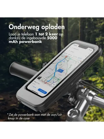imoshion Telefoonhouder Fiets Powerbank