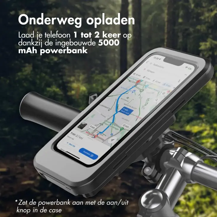 imoshion Telefoonhouder Fiets Powerbank