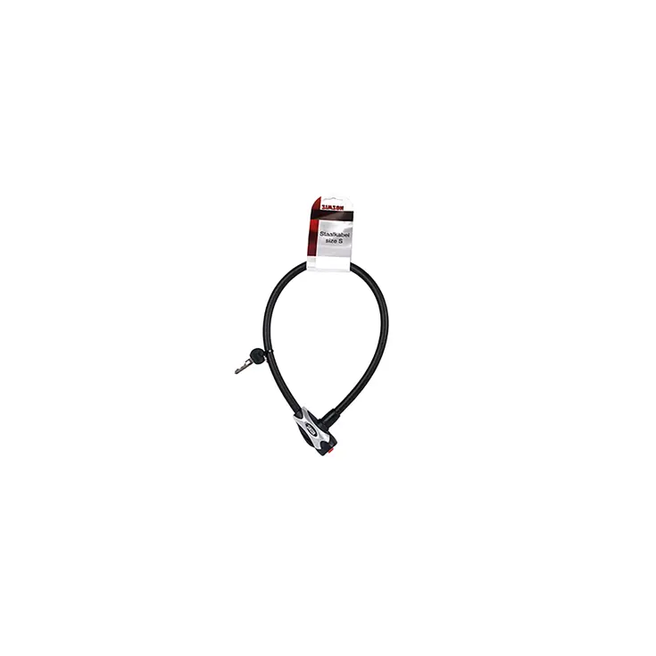 Kabelslot staal 65 cm - licht en soepel 12 mm
