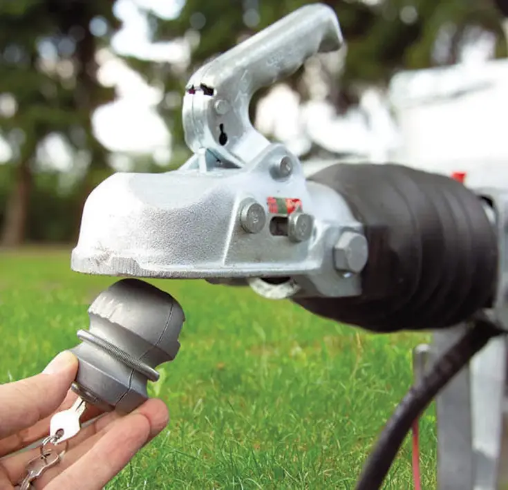 Disselslot kogelmontage aanhanger of caravan