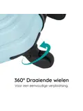 Reiskoffer M ABS 74L met TSA-slot en 360° wielen