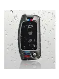 Metalen Sleutelhoesje voor Ford grijs G3