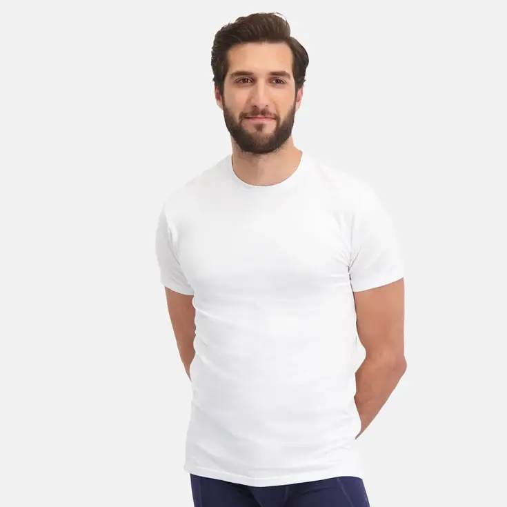 RUBEN - T-shirts 2-pack Heren Bamboo Basics