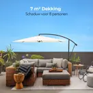LifeGoods Zweefparasol – 300cm