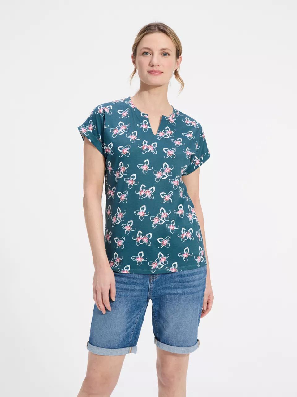 ANWB  Casilda  T-shirt dames  Human Nature  Petrol   S main product image