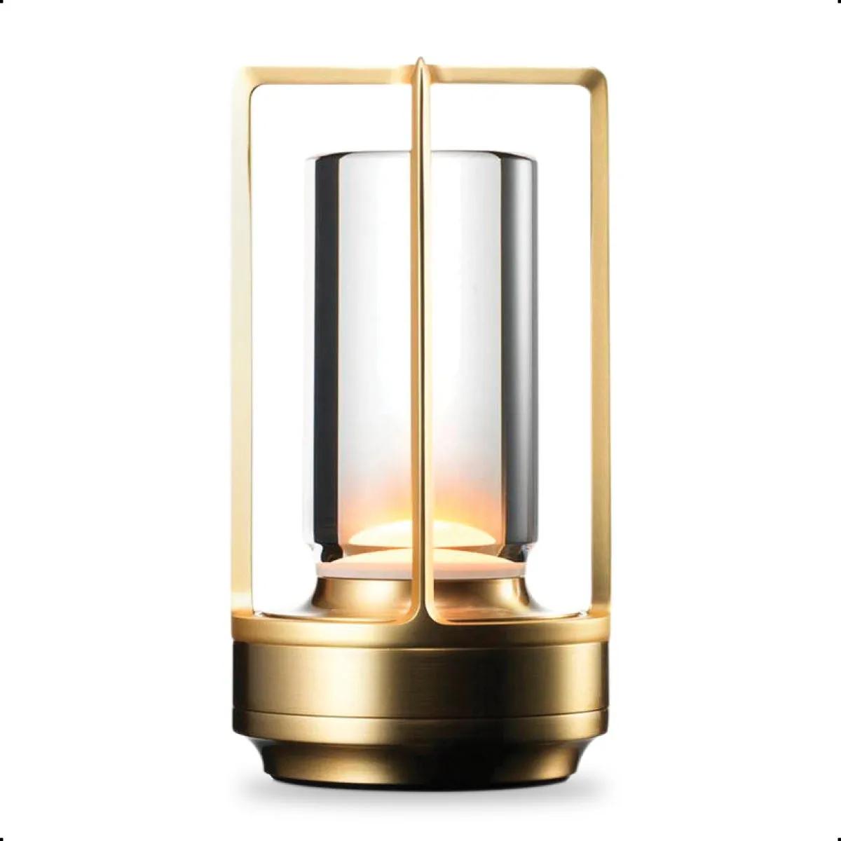 Goliving  Lumina Tafellamp Oplaadbaar 17.5cm  Goud   XXL