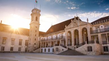 Historical European University of Coimbra, Portugal.