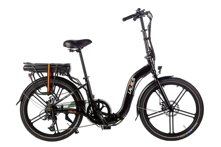 Lacros Ambling A400XL zwart opvouwbare e-bike