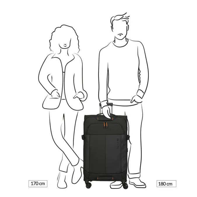 Travelite Briize 4W Trolley L black |86 L