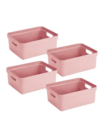 Sigma home - Opbergbox - 24L - 4-delig