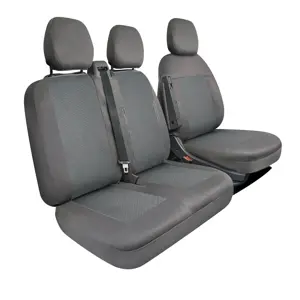 Semi pasklaar stoelhoes maat L grijs