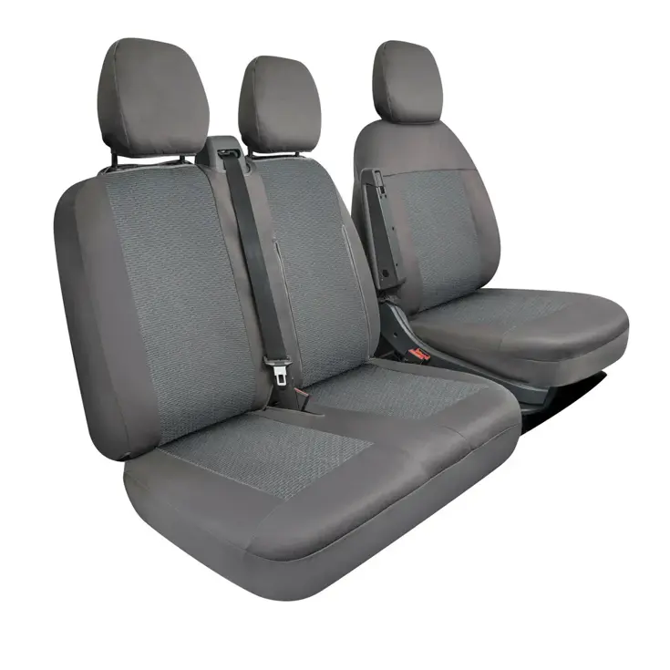 Semi pasklaar stoelhoes maat L grijs