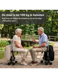 Boodschappentrolley 35L - Trapwielen