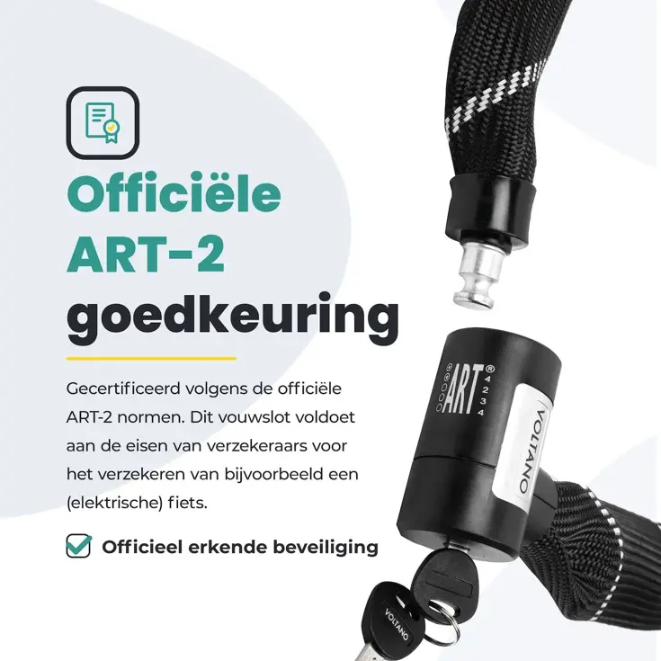 Voltano ART2 kettingslot 100cm