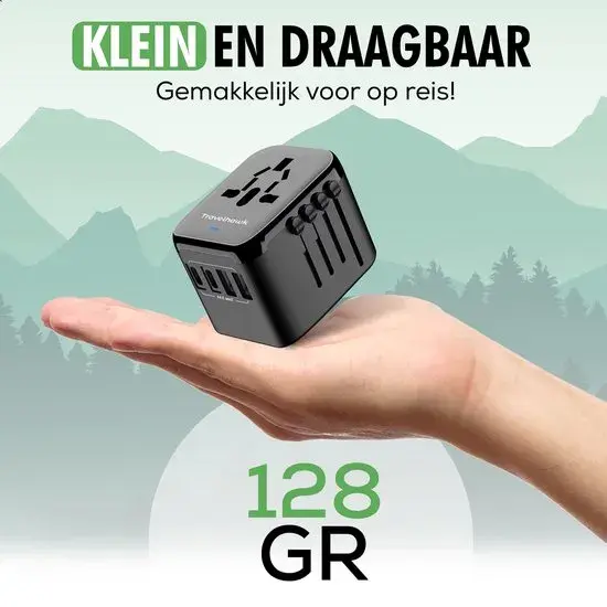 Wereldstekker – Universele Reisadapter met USB