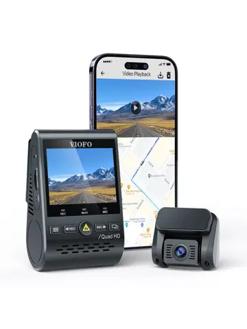 A129 Plus 2CH Duo 2K Wifi GPS dashcam