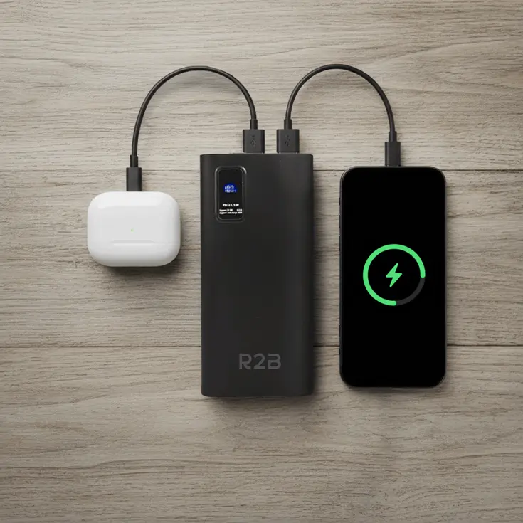 Powerbank 30000 mAh Snellader & LED Display