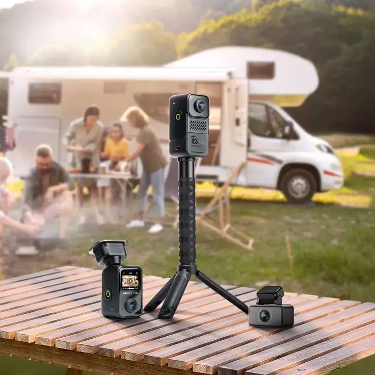 E360 Ace Cloud 5K 3CH Wifi GPS 360 graden dashcam