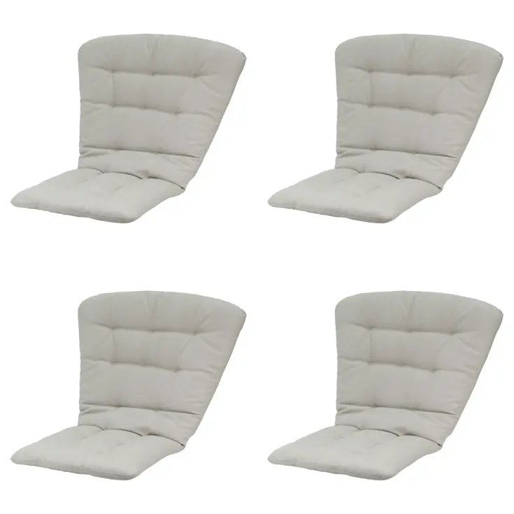 Napels - Tuinstoelkussen Hoge Rug - Set van 4