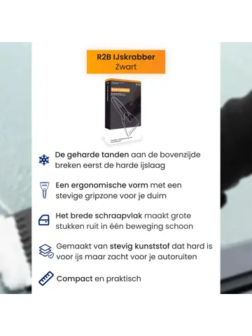 IJskrabber Auto met IJsbreker - Blauw