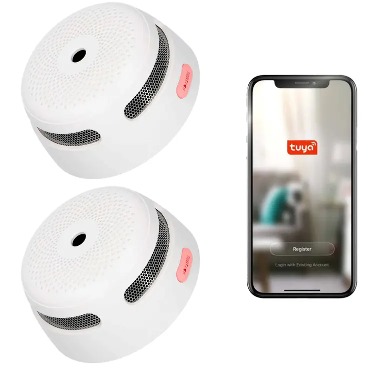 XS01-WT Slimme rookmelder 2-pack