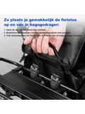 3-in-1 Waterdichte Rolltop Fietstas 20-26L