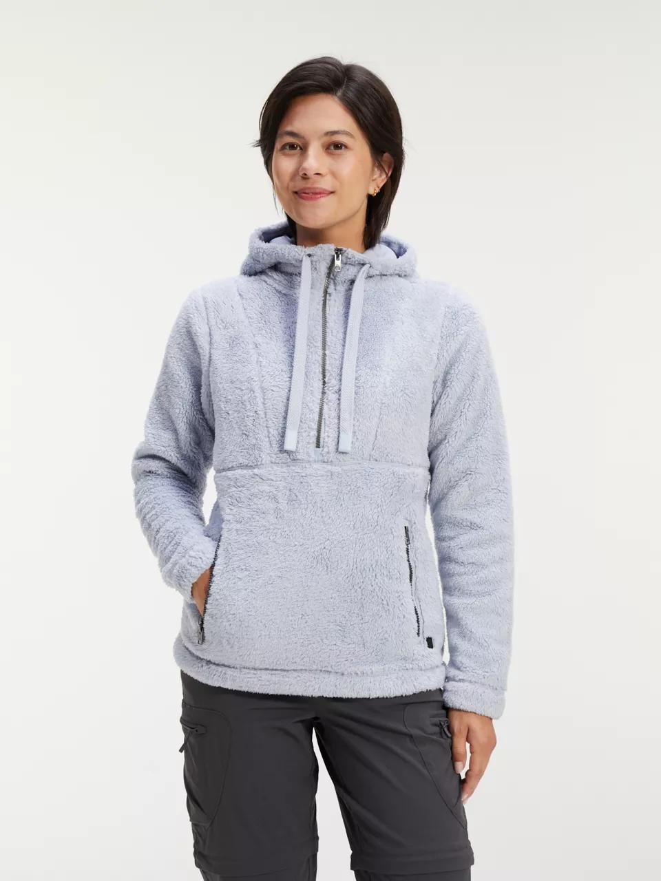 ANWB  Noamy  Fleecehoodie dames  Human Nature  Licht Blauw   XL main product image