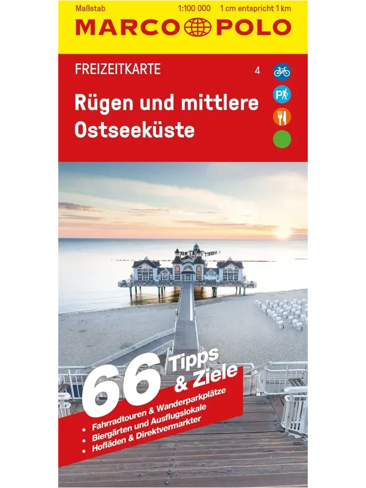 Toeristische kaart FZK 04 Rügen