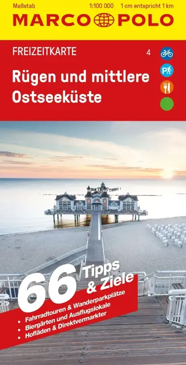 Toeristische kaart FZK 04 Rügen
