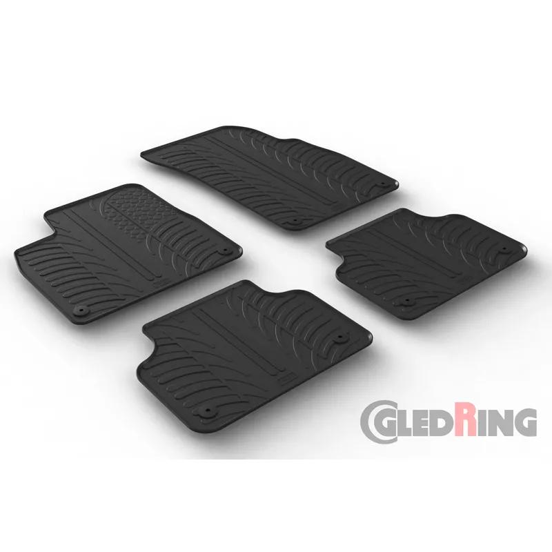 Gledring Audi Q7 6/2015 & Q8 5/2018  Rubbermatten  Zwart main product image